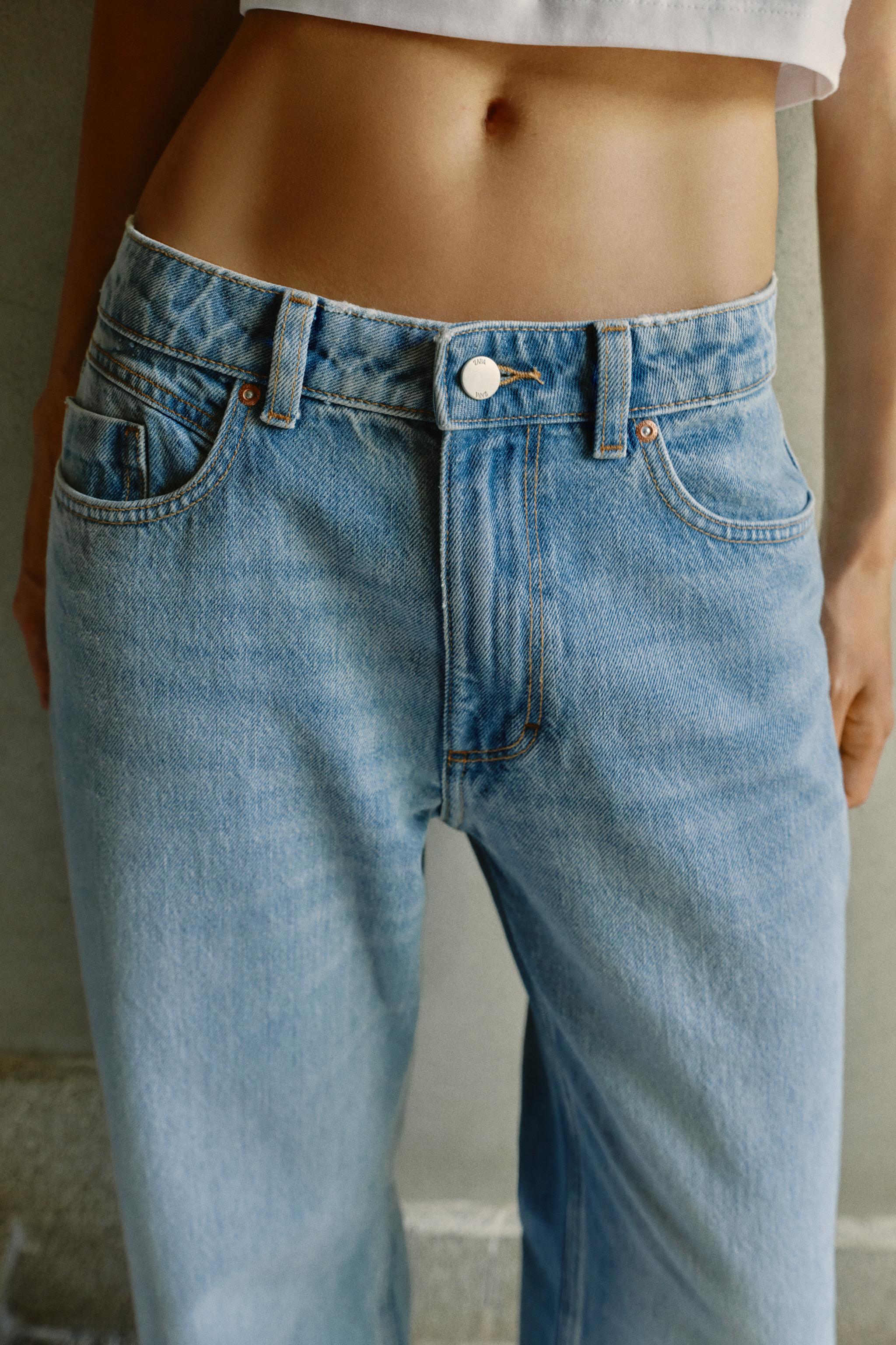Z1975 HIGH WAIST STRAIGHT LONG LENGTH JEANS